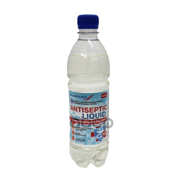 

0,5л Средство Для Рук С Антибактериальным Эффектом Antiseptic Liquid Пэт С Крышкой 0010310