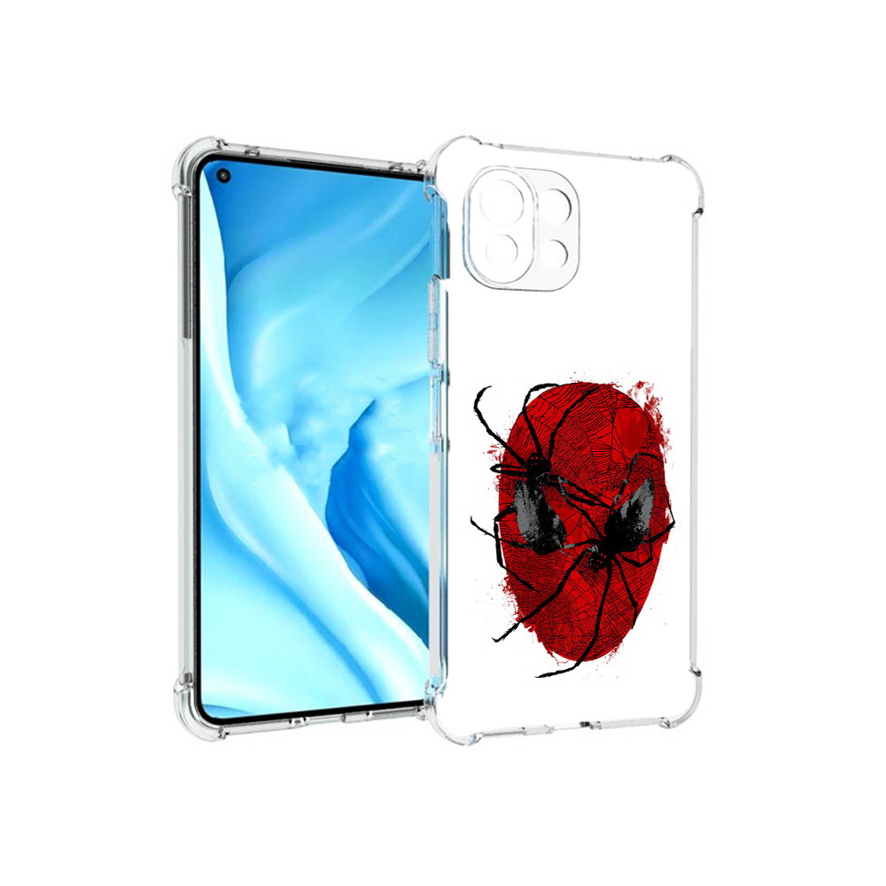 

Чехол MyPads Tocco для Xiaomi Mi 11 Lite человек паук (PT159462.256.673), Прозрачный, Tocco