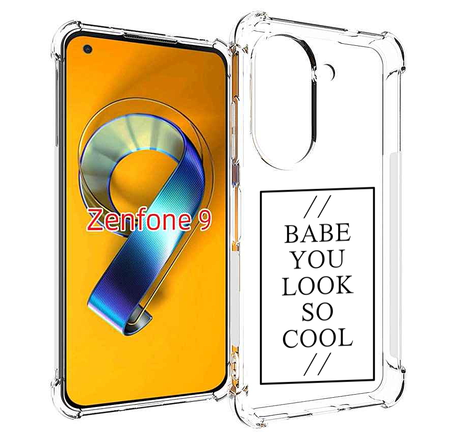 

Чехол MyPads ты-выглядишь-очень-круто для Asus Zenfone 9 (AI2202), Прозрачный, Tocco