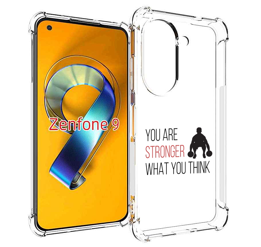

Чехол MyPads ты-сильнее-чем-думаешь для Asus Zenfone 9 (AI2202), Прозрачный, Tocco