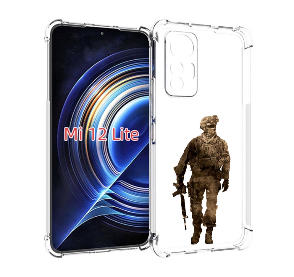 

Чехол MyPads call-of-duty мужской для Xiaomi 12 Lite, Прозрачный, Tocco