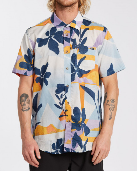

Рубашка мужская Billabong U1SH05-BIF0-22 разноцветная M, U1SH05-BIF0-22