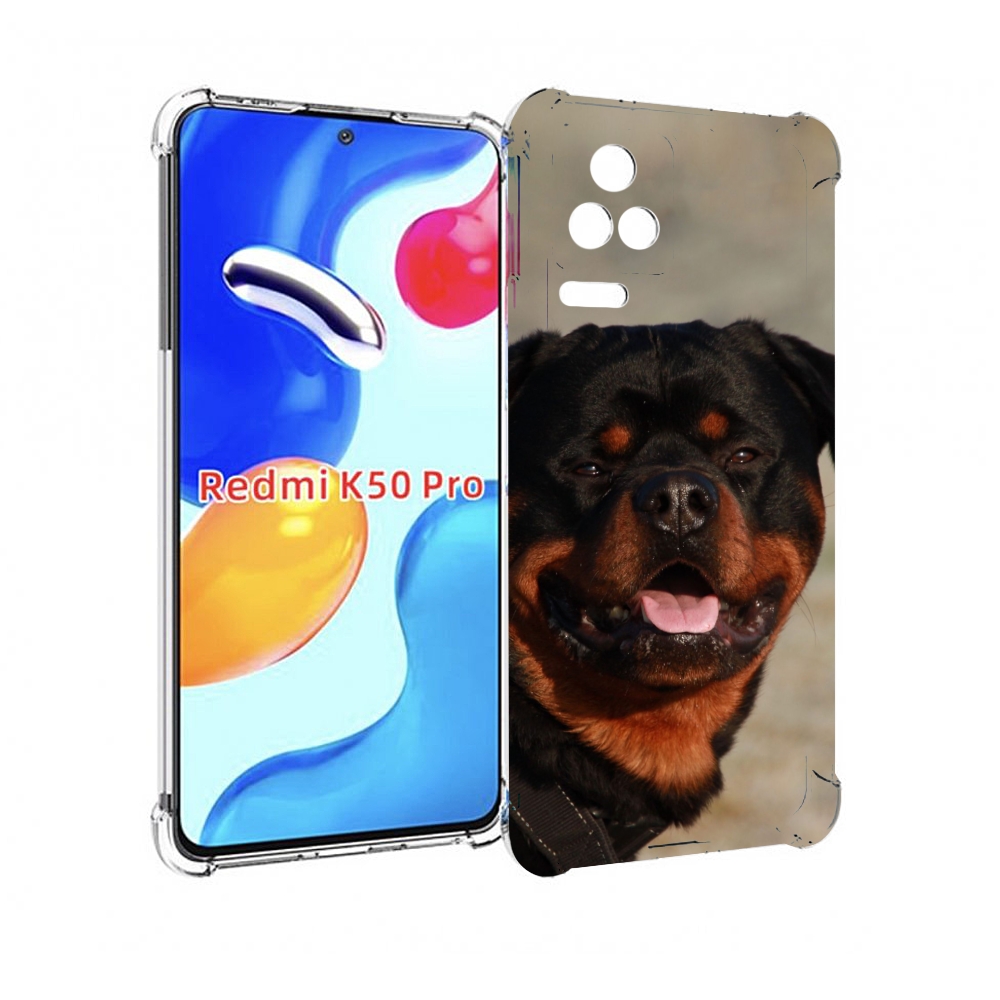 

Чехол MyPads ротвеллер 2 для Xiaomi Redmi K50/K50 Pro, Прозрачный, Tocco