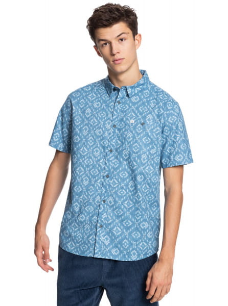 

Рубашка мужская Quiksilver EQYWT04146 голубая S, EQYWT04146