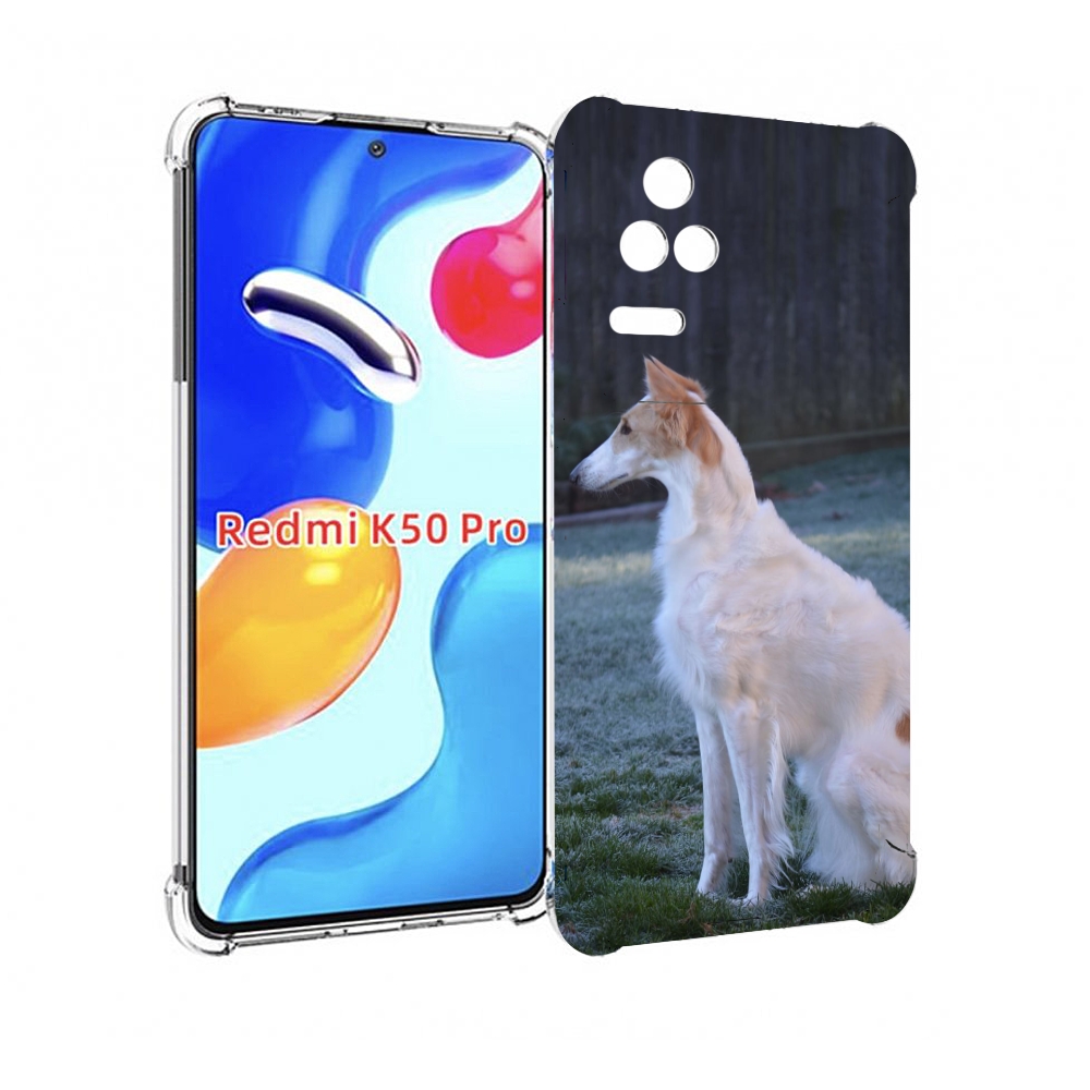 

Чехол MyPads русская псовая борзая для Xiaomi Redmi K50 / K50 Pro, Прозрачный, Tocco