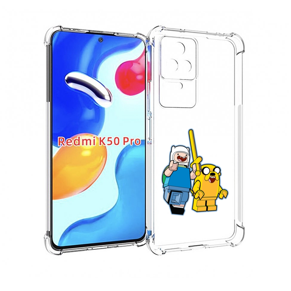 

Чехол MyPads время приключений лего для Xiaomi Redmi K50 / K50 Pro, Прозрачный, Tocco
