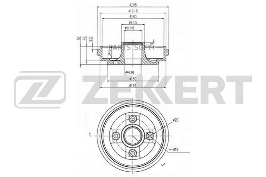 

Барабан торм. задн. Agila A 00- Suzuki Wagon R (MM) 00-