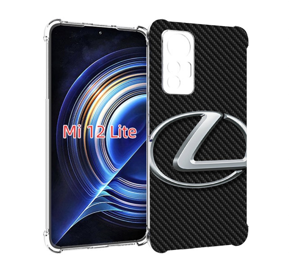 

Чехол MyPads lexus лексус 3 для Xiaomi 12 Lite, Прозрачный, Tocco