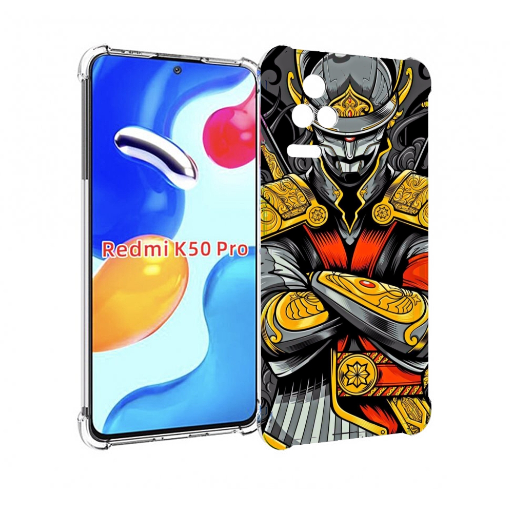 

Чехол MyPads самурай для Xiaomi Redmi K50 / K50 Pro, Прозрачный, Tocco