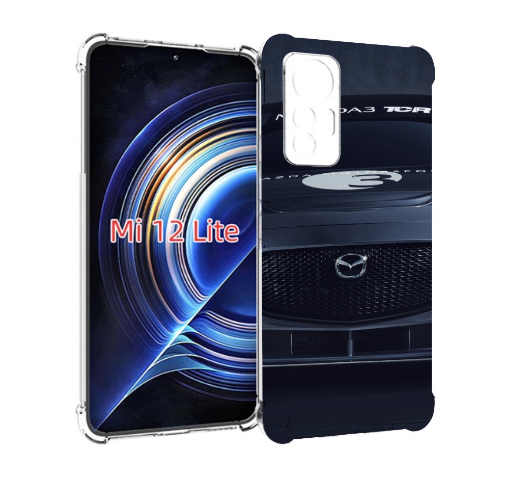 

Чехол MyPads mazda мазда 3 для Xiaomi 12 Lite, Прозрачный, Tocco