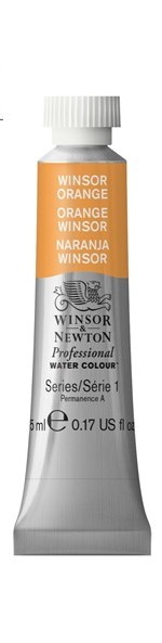 

Акварель Winsor&Newton Professional в тюбике 5 мл Винзор оранжевый, Professional