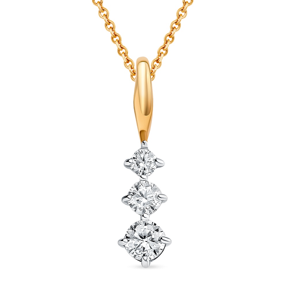

Кулон из золота 585Gold 303003277, фианит, 303003277