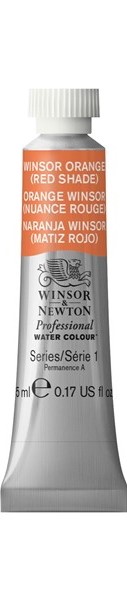 

Акварель Winsor&Newton Professional в тюбике 5 мл Винзор оранжевый красный оттенок, Professional