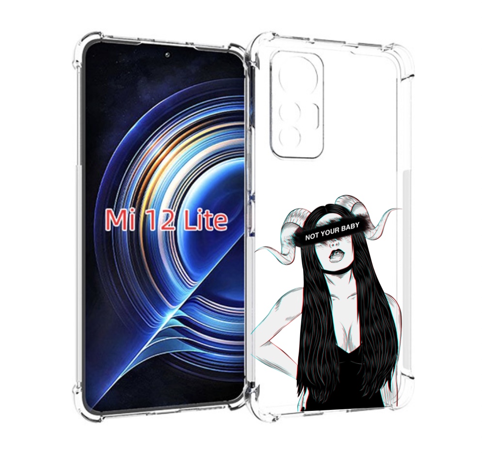 

Чехол MyPads not-your для Xiaomi 12 Lite, Прозрачный, Tocco
