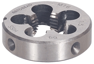 

Плашка метрическая М14 х 1,25 D=38 мм HSS4341 АвтоДело