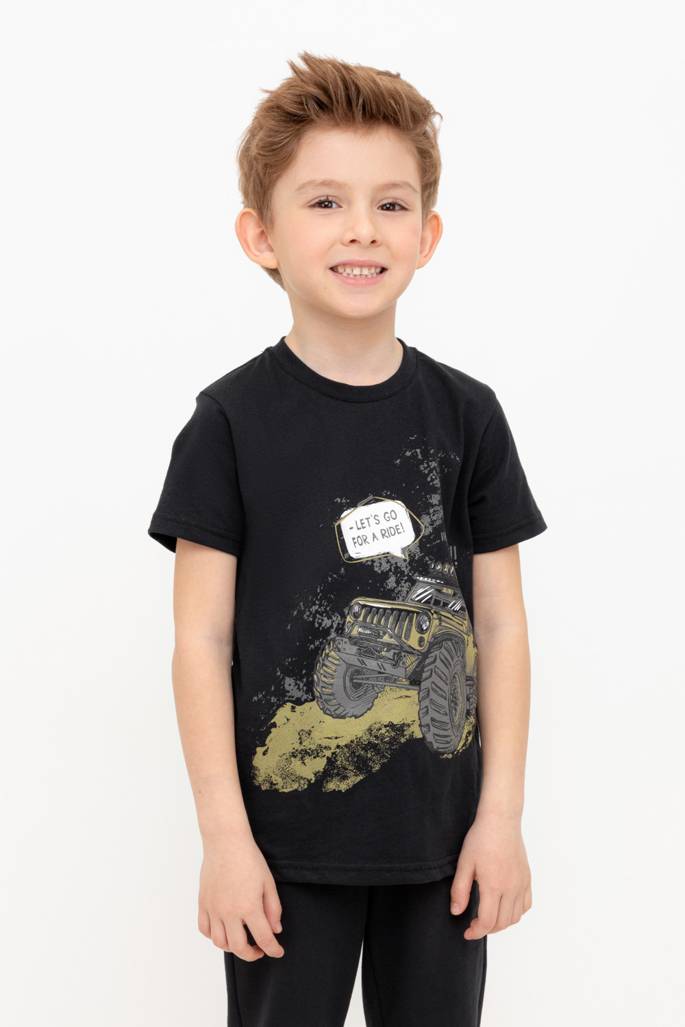 

Футболка детская CROCKID TR 588 К 302369, черный, 146, TR 588