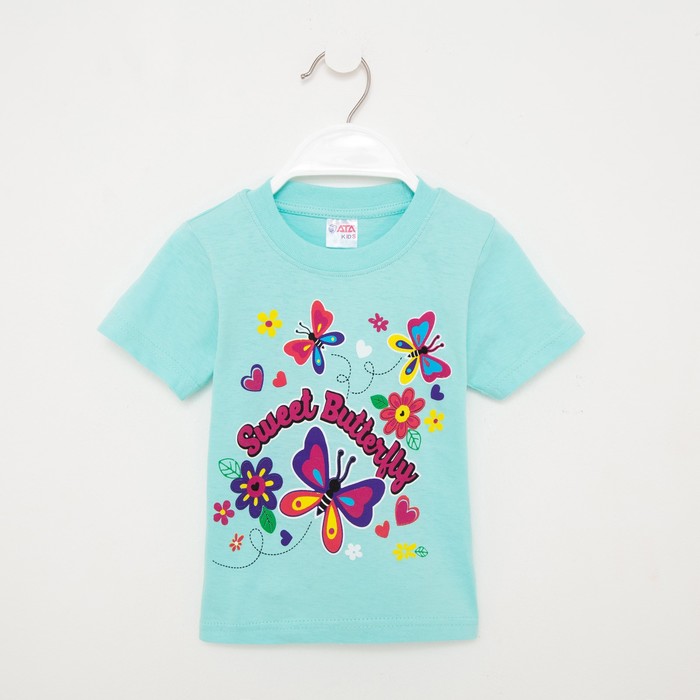 

Футболка детская ATA kids Р00017697, голубой, 92