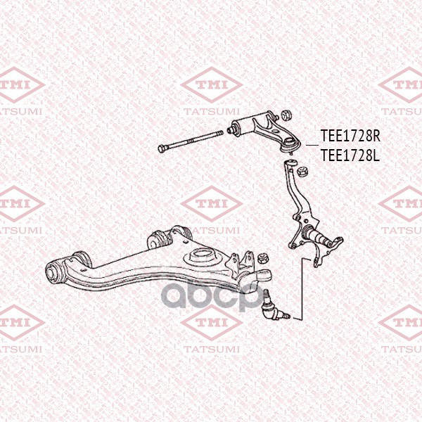 

Рычаг Передней Подвески Верхний R Tee1728r TMI TATSUMI арт. TEE1728R