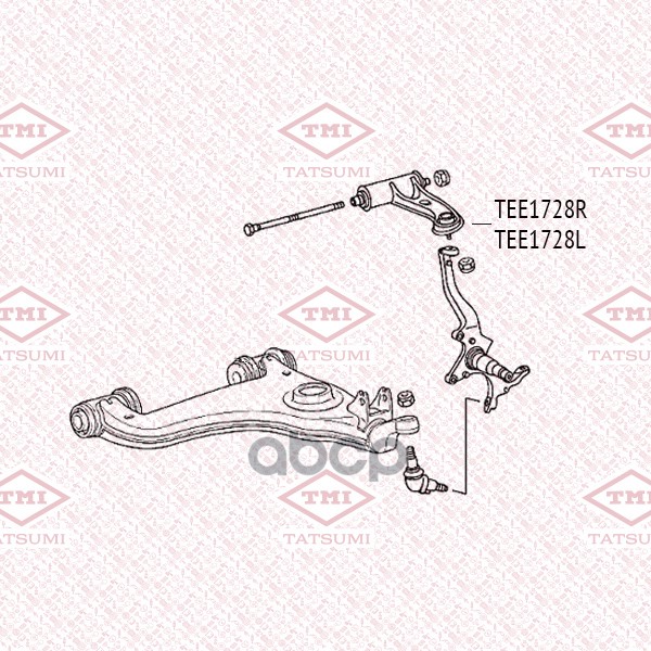 Рычаг Передней Подвески Верхний R Tee1728r TMI TATSUMI арт. TEE1728R