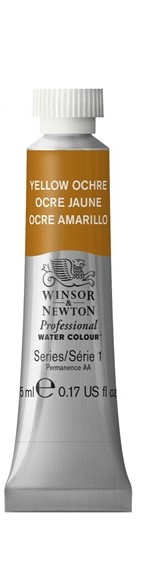 фото Акварель winsor&newton professional в тюбике 5 мл охра желтая