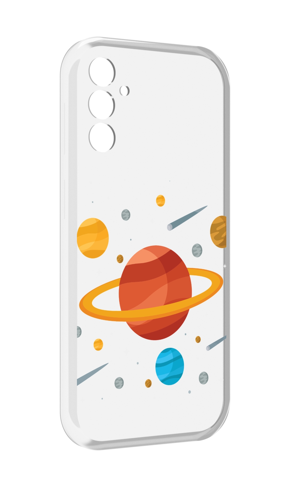 

Чехол MyPads Планета-Сатурн для Samsung Galaxy M13, Прозрачный, Tocco