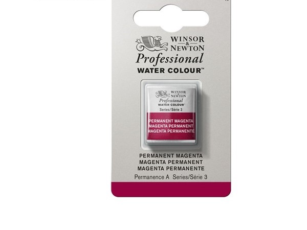 фото Акварель winsor&newton professional в кювете пурпурный перманентный