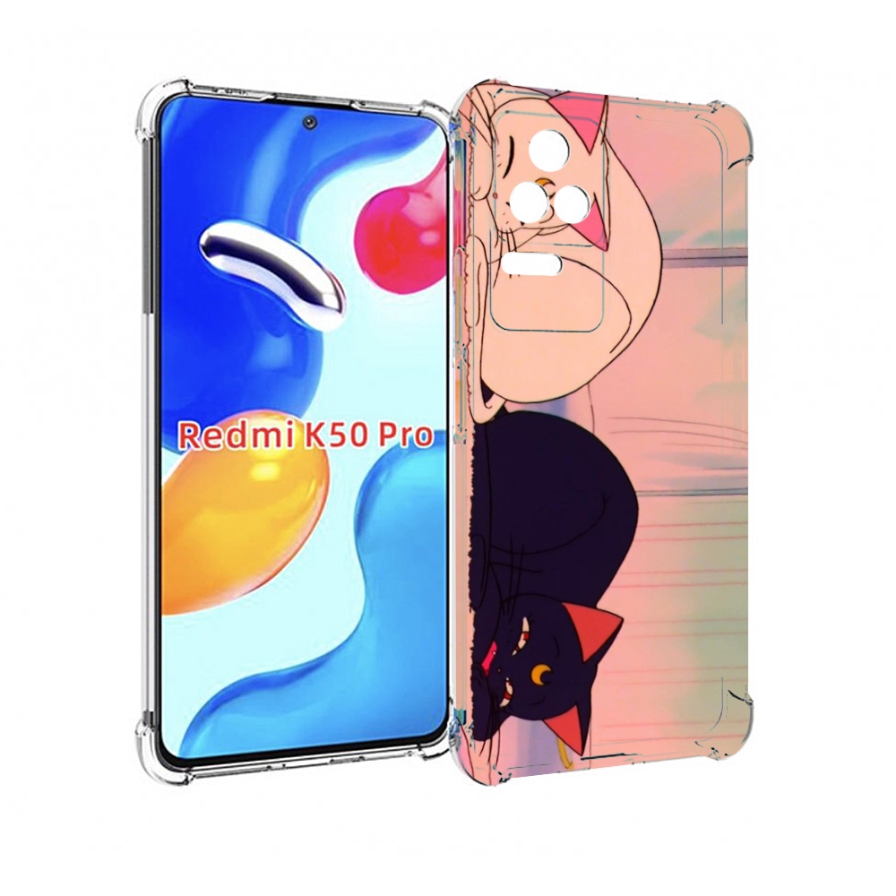 

Чехол MyPads спящие коты для Xiaomi Redmi K50 / K50 Pro, Прозрачный, Tocco
