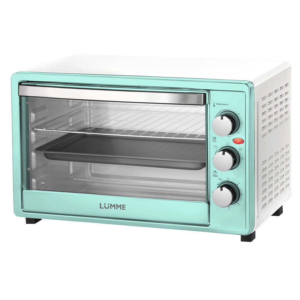

Мини-печь LUMME LU-1709 белый, зеленый, LU-1709