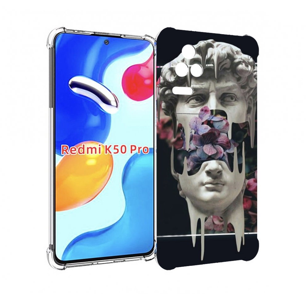 

Чехол MyPads статуя-с-цветами-внутри для Xiaomi Redmi K50 / K50 Pro, Прозрачный, Tocco