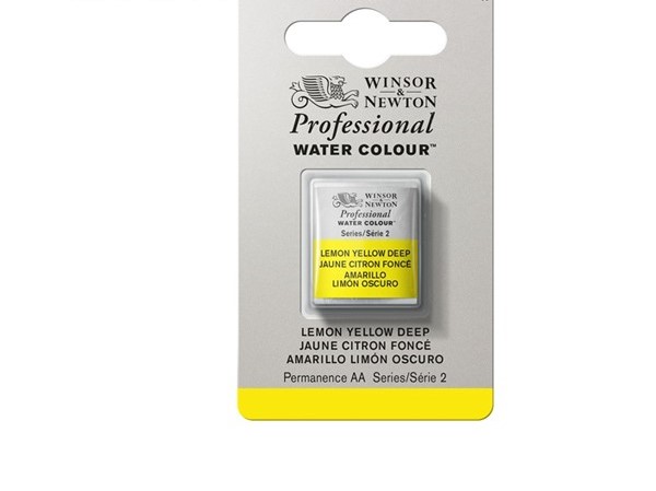 фото Акварель winsor&newton professional в кювете лимонная