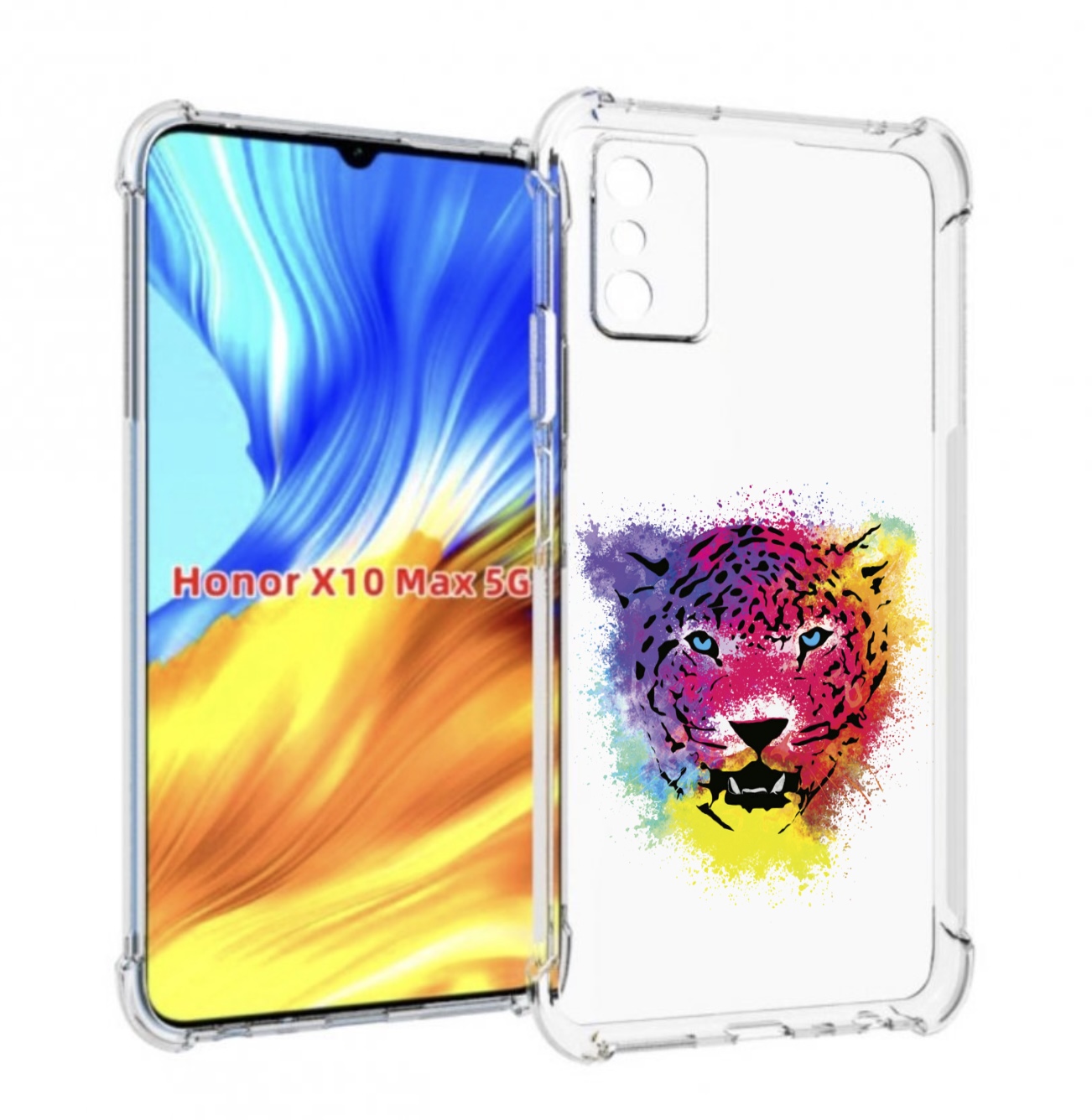 

Чехол MyPads Гепард для Honor X10 Max, Прозрачный, Tocco