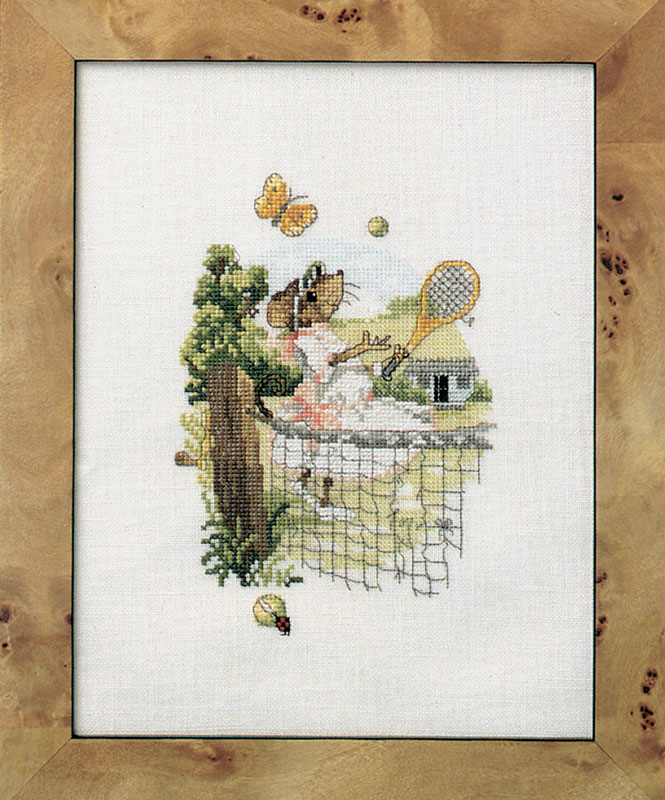 фото Набор для вышивания oehlenschlager "мышка играет в теннис", арт.73 84258