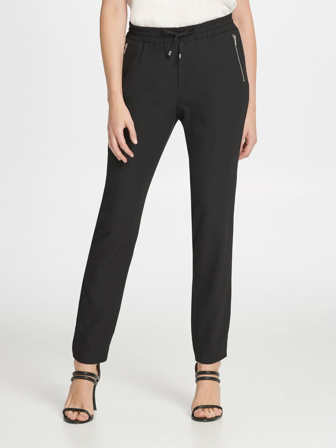 

Брюки женские DKNY P9JF3CMB черные XL, P9JF3CMB