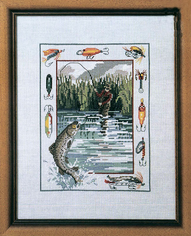 фото Набор для вышивания oehlenschlager "рыбалка", арт.73 99158