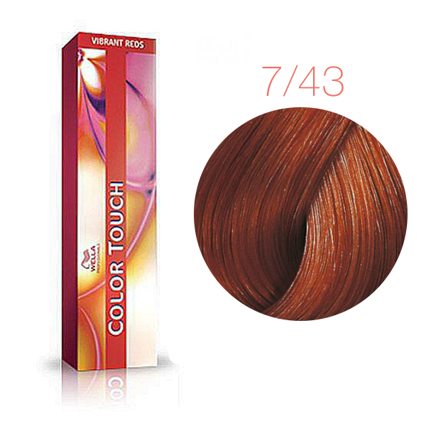 Крем-краска Wella  Color Touch New 7\43 красный тициан тициан альбом