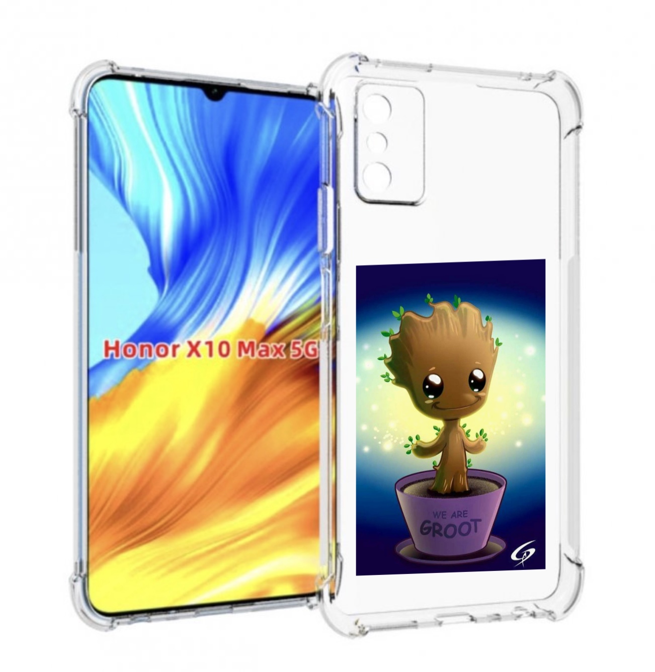 

Чехол MyPads Грут для Honor X10 Max, Прозрачный, Tocco