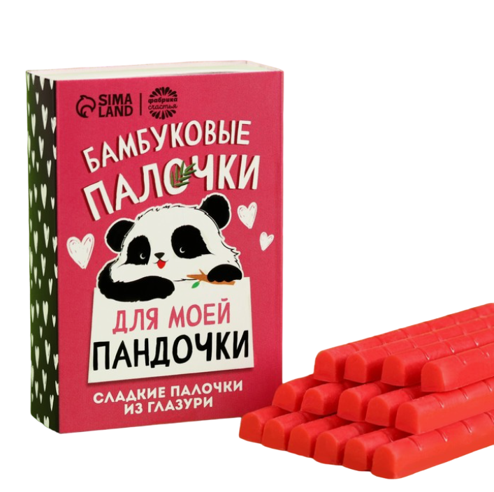 

Сладкие палочки Бамбуковые палочки из глазури, 50 г.