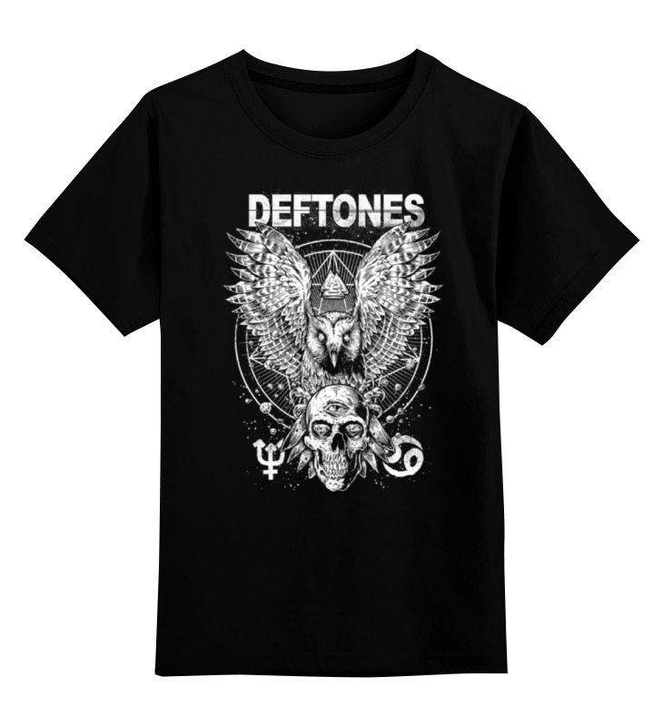 

Детская футболка классическая Printio Deftones, р. 140, Черный, 0000000698725