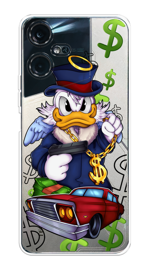 

Чехол на Tecno Pova Neo 3 "Scrooge McDuck with a Gold Chain", Красный;синий;белый, 304450-6