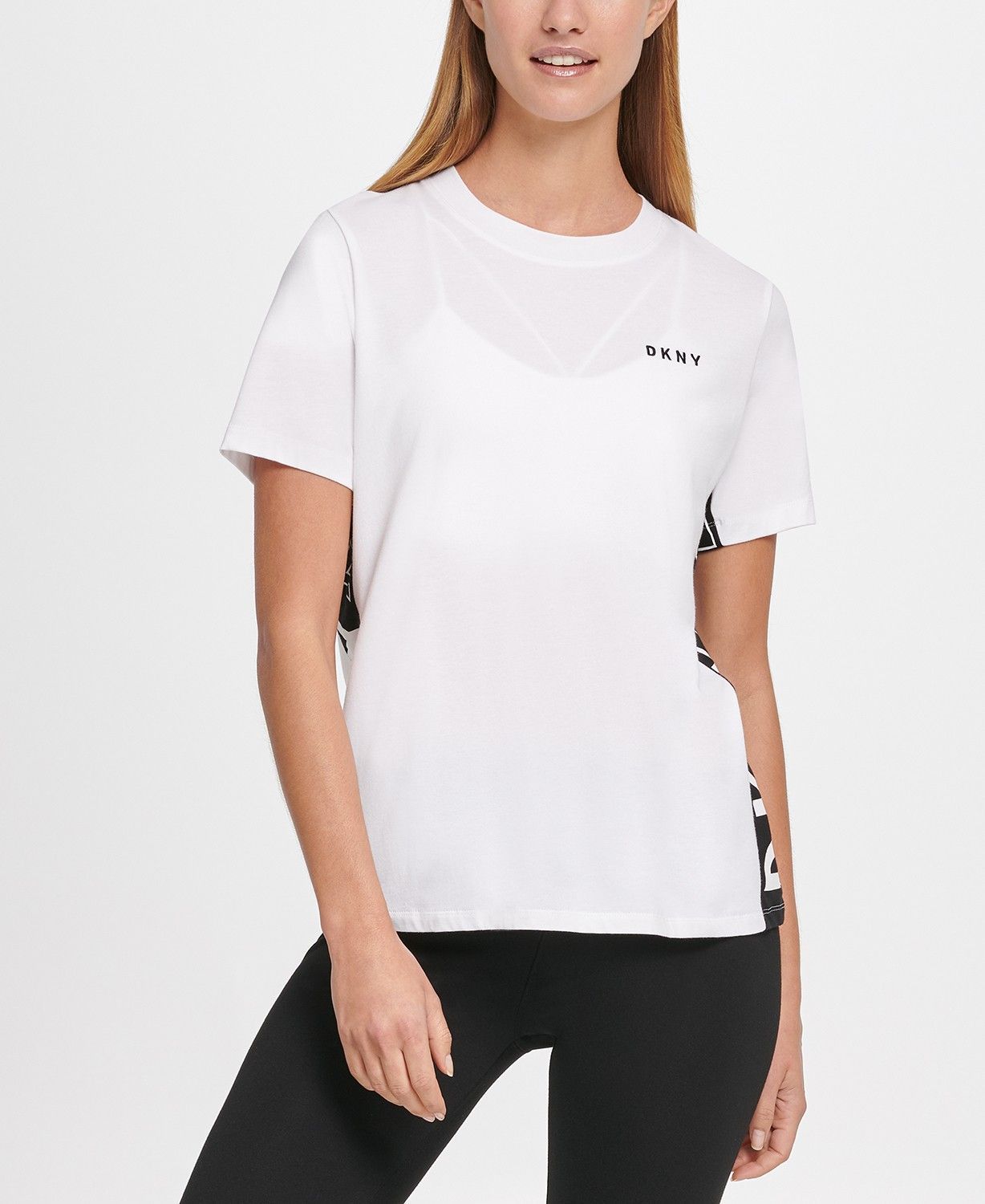 

Футболка женская DKNY DP9T7154 белая S, DP9T7154