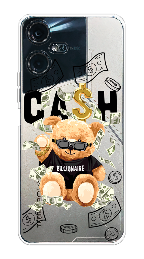 

Чехол на Tecno Pova Neo 3 "Big cash", Черный;серый;бежевый, 304450-6