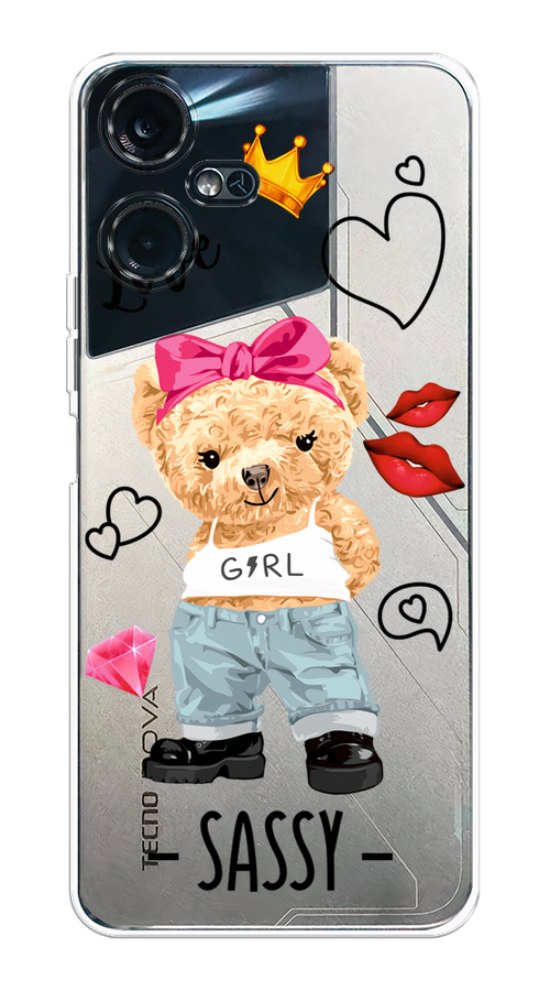 

Чехол на Tecno Pova Neo 3 "Sugar Mommy", Голубой;белый;розовый, 304450-6