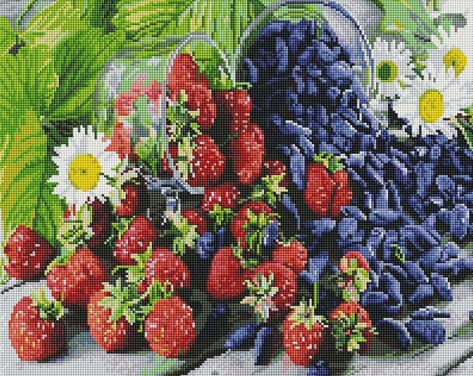 

Алмазная вышивка «Ягодный урожай»