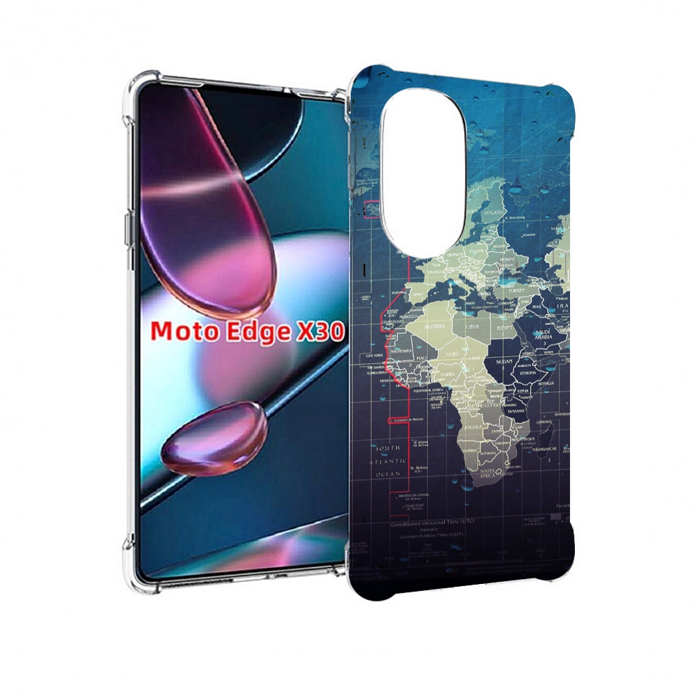

Чехол MyPads бункер-анклава для Motorola Moto Edge X30, Прозрачный, Tocco