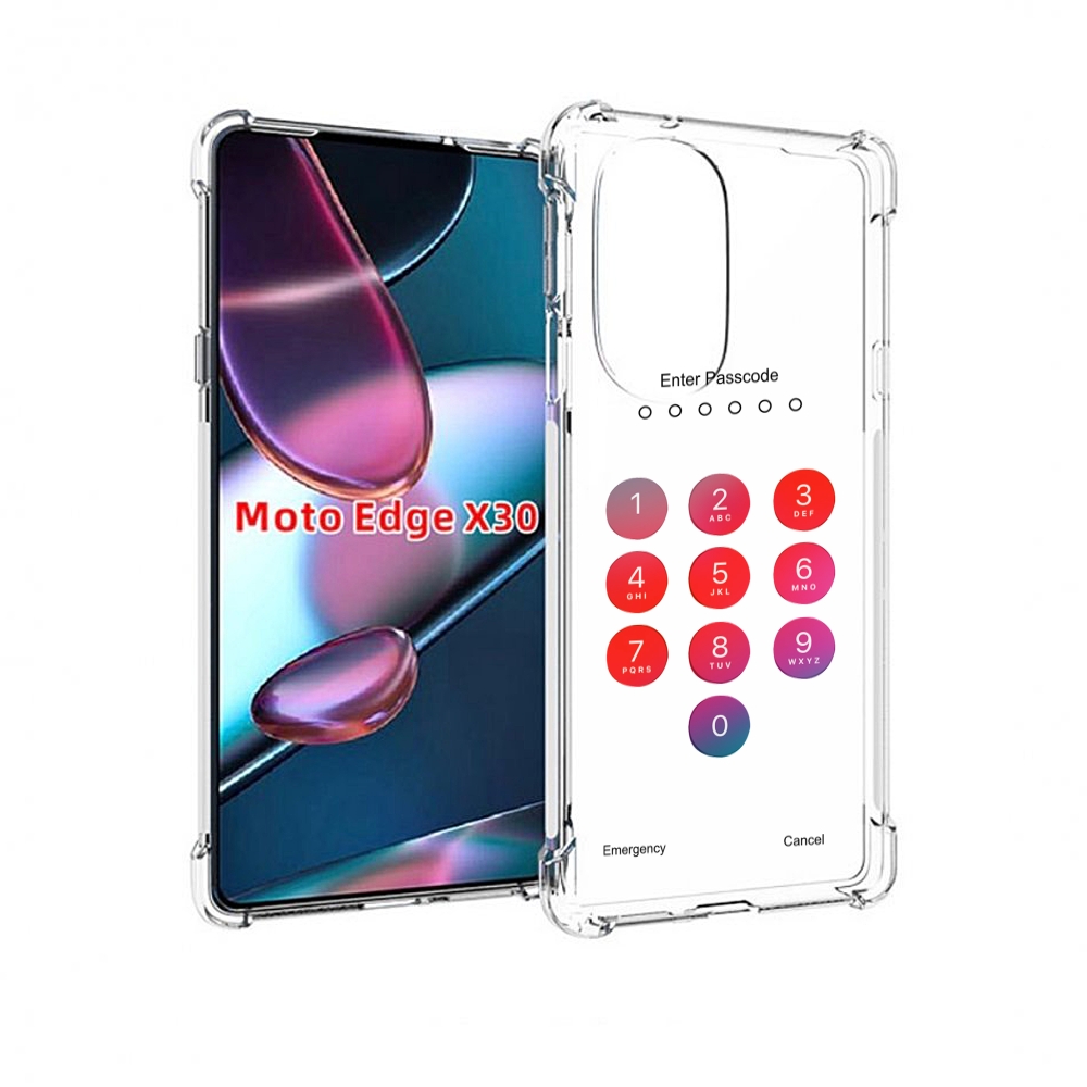 

Чехол MyPads введите-пароль для Motorola Moto Edge X30, Прозрачный, Tocco
