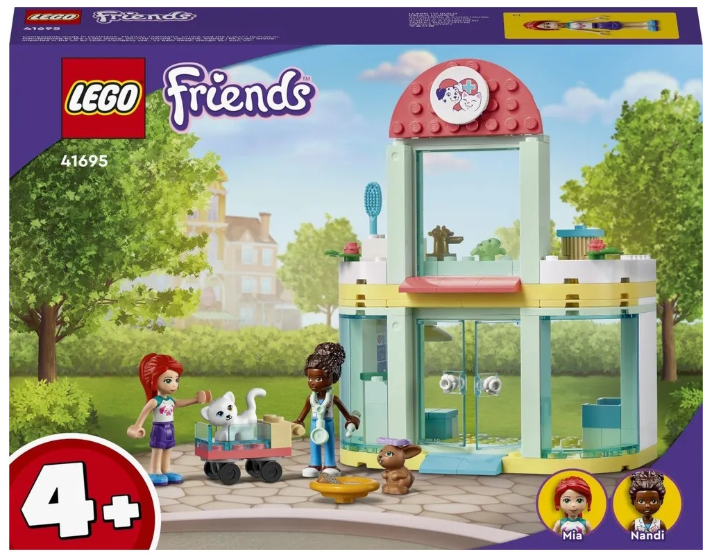 Конструктор LEGO 4+ Friends Клиника для домашних животных (LEGO 41695)