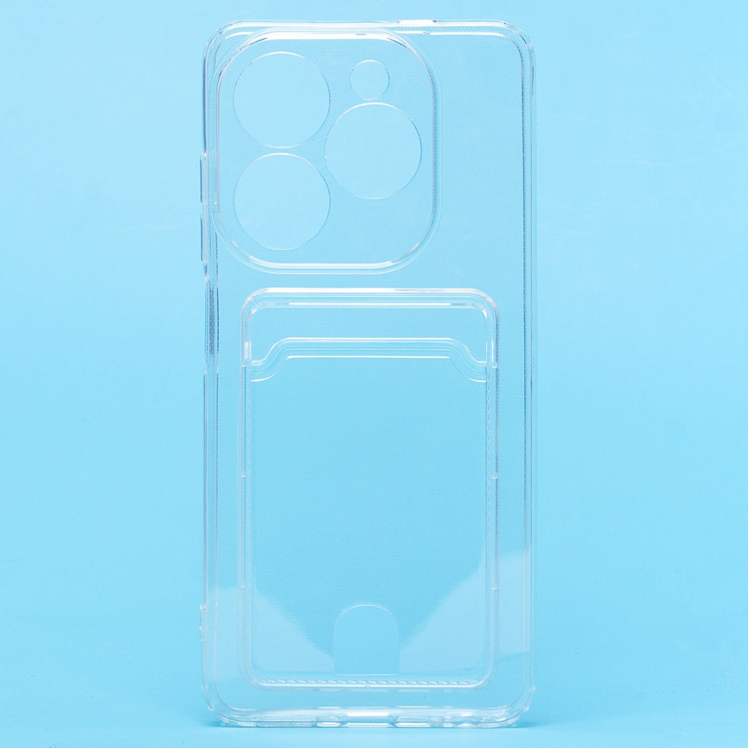 

Чехол Infinix Smart 8 X6525, 8 Pro X6525B, Tecno Spark 20 KJ5, 20C BG7n картхолдер №2, Прозрачный