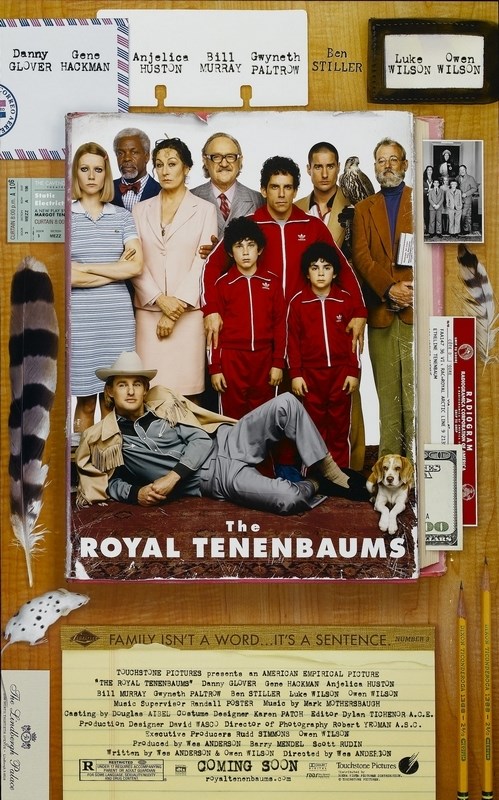 

Постер к фильму "Семейка Тененбаум" (The Royal Tenenbaums) Оригинальный 63,5x101,6 см