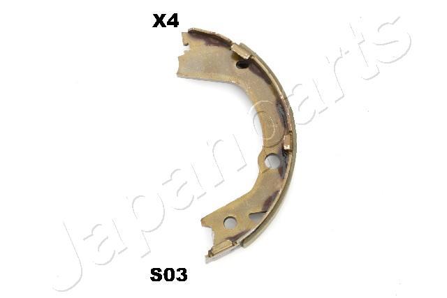 

Тормозные колодки Japanparts барабанные 170x26 GFS03AF