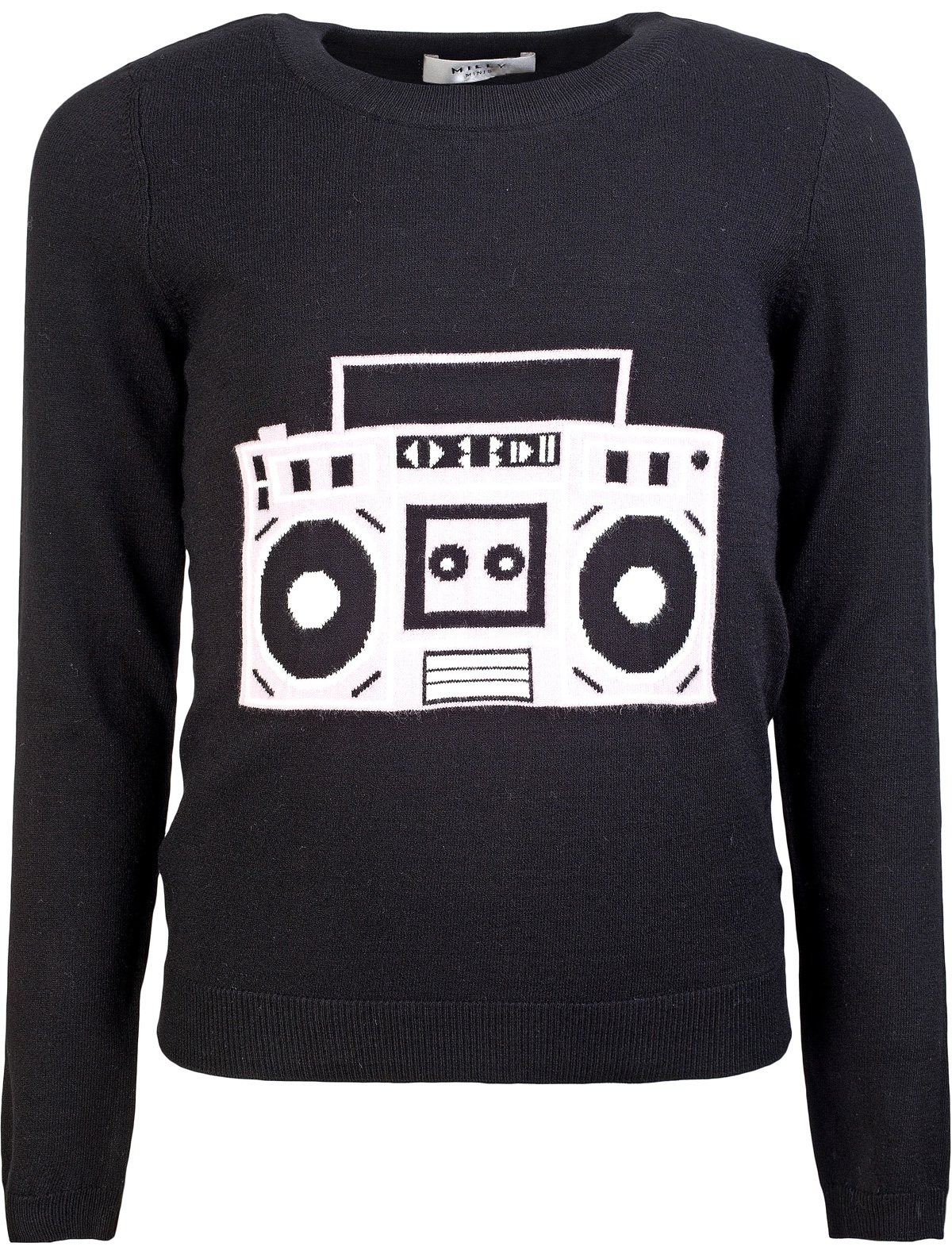 

Джемпер Milly Minis для девочек 187JK062002(BLACK)(2-6/7) черный 92, 187JK062002